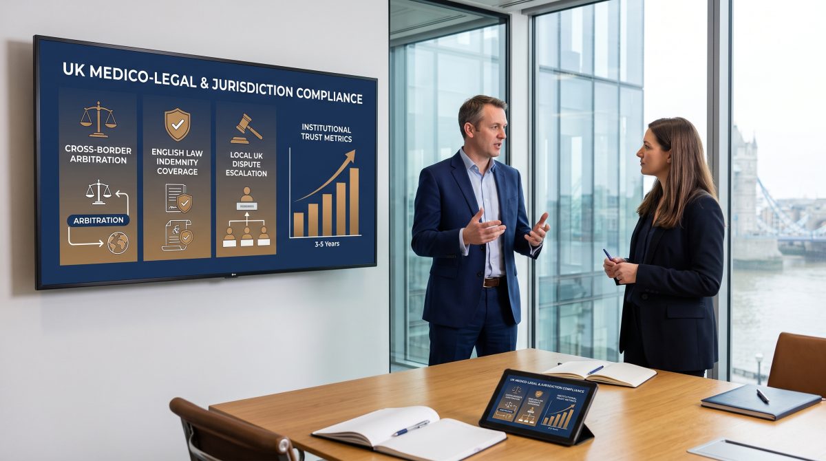 The Jurisdiction Trap: Why Overseas Clinics Must Offer English-Law Medico-Legal Protection
